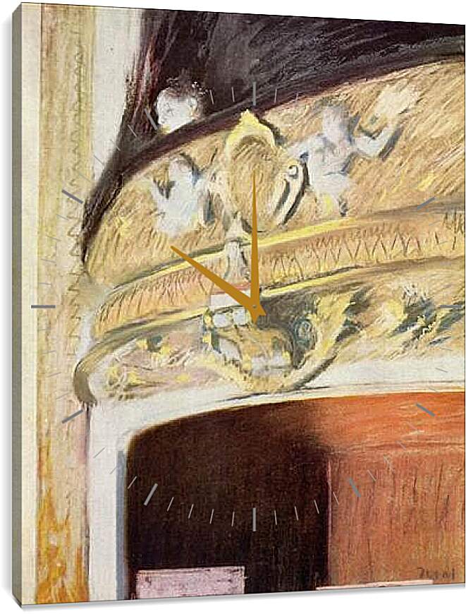 Часы картина - Неизвестно. Эдгар Дега
