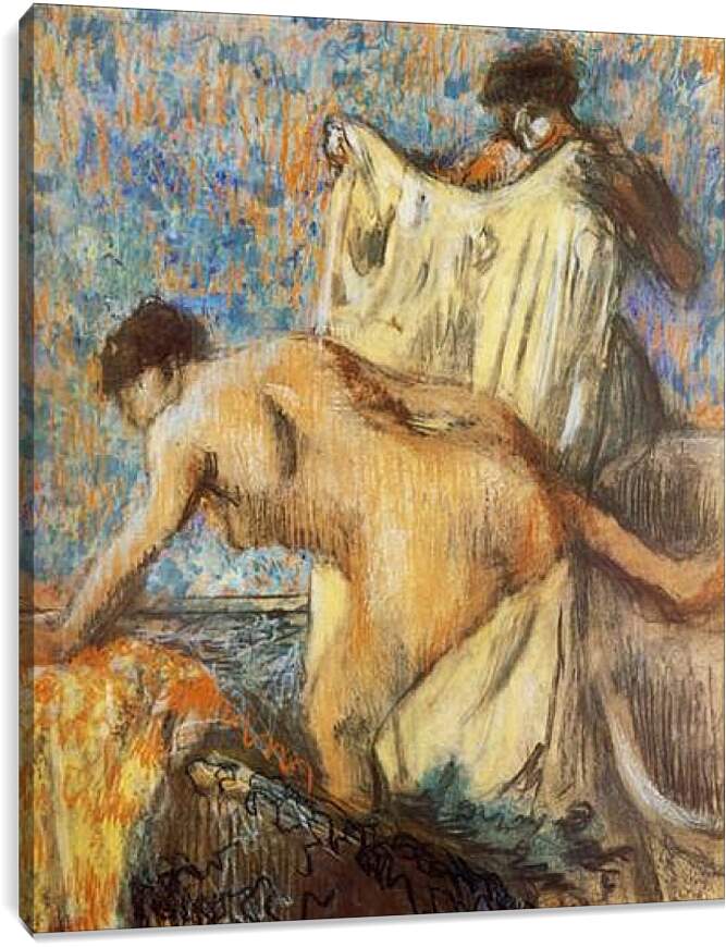 Постер и плакат - Femme sortant du bain. Эдгар Дега