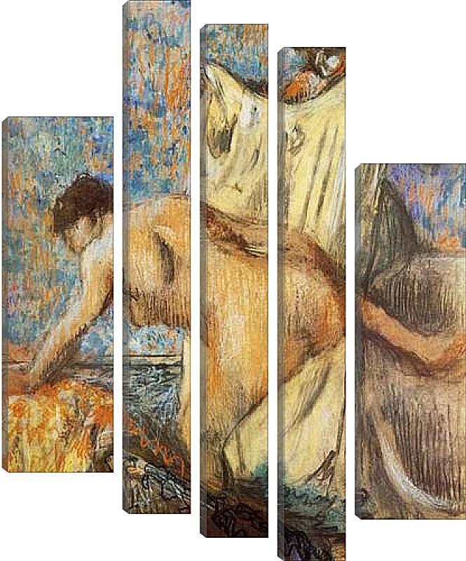 Модульная картина - Femme sortant du bain. Эдгар Дега