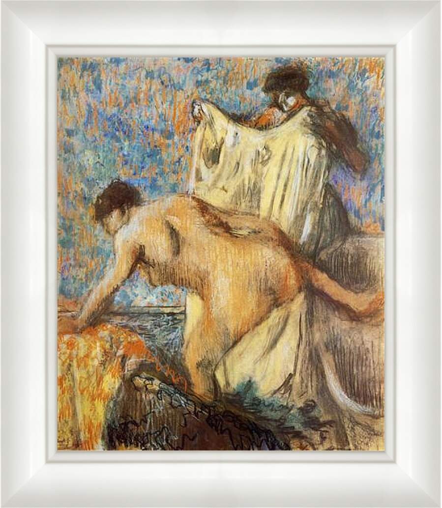 Картина в раме - Femme sortant du bain. Эдгар Дега