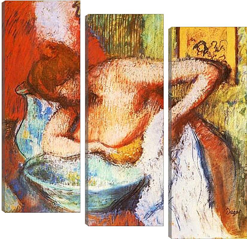 Модульная картина - La Toilette. Эдгар Дега