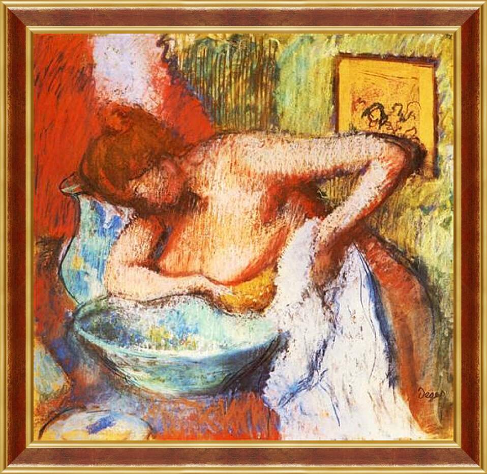 Картина в раме - La Toilette. Эдгар Дега
