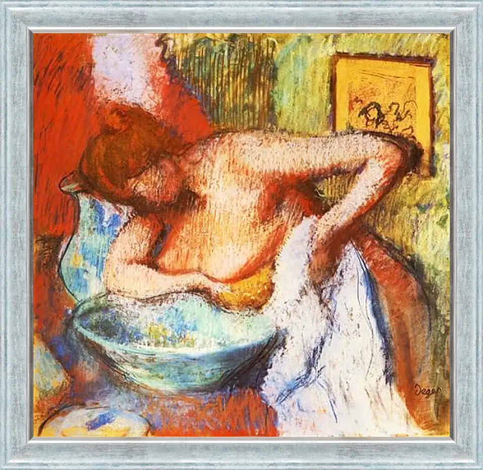 Картина в раме - La Toilette. Эдгар Дега