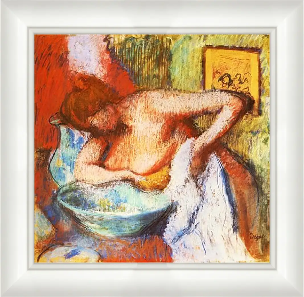 Картина в раме - La Toilette. Эдгар Дега