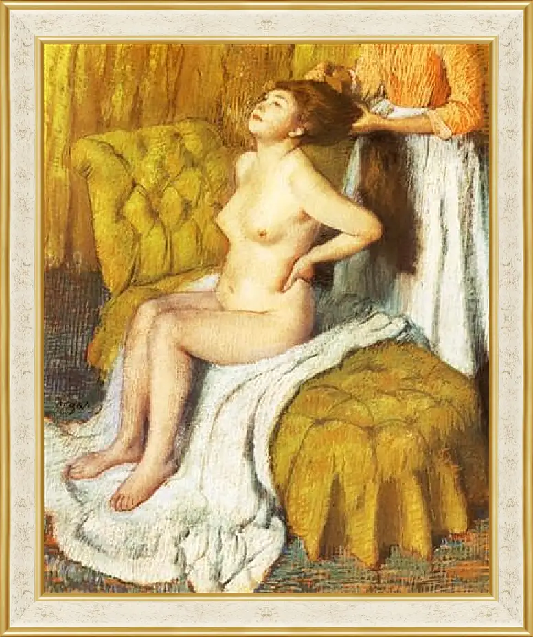 Картина в раме - La Toilette. Эдгар Дега