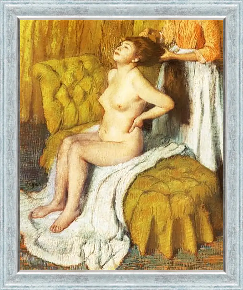 Картина в раме - La Toilette. Эдгар Дега