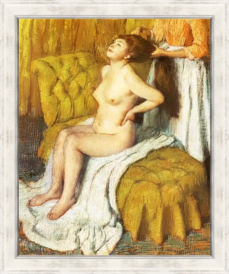 Картина в раме - La Toilette. Эдгар Дега