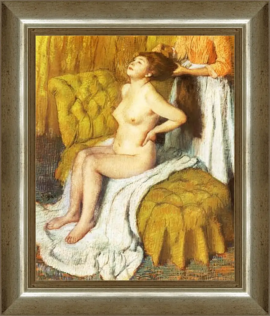 Картина в раме - La Toilette. Эдгар Дега