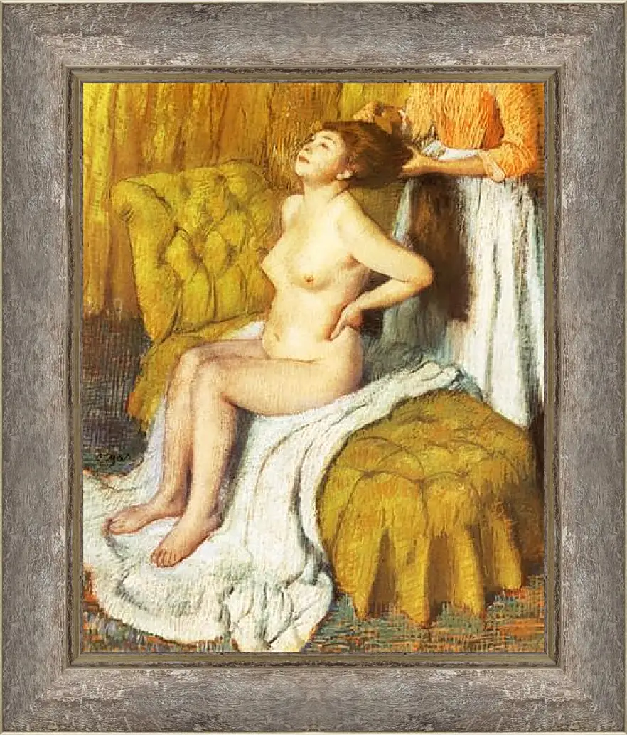 Картина в раме - La Toilette. Эдгар Дега