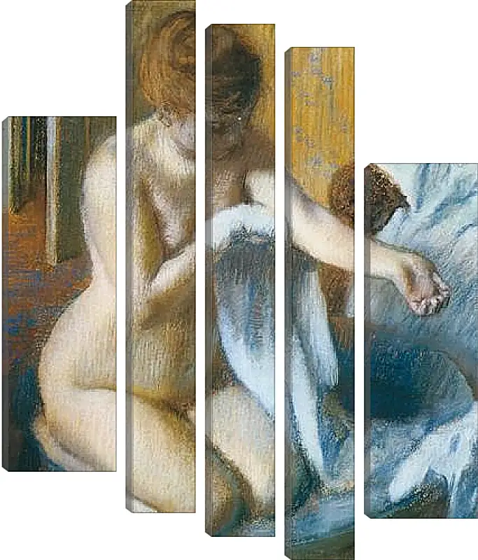 Модульная картина - Degas Edgar, Femme au tub Woman with the tub. Эдгар Дега