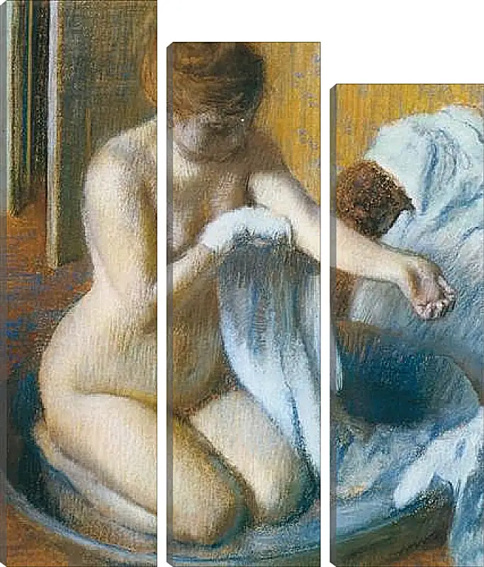 Модульная картина - Degas Edgar, Femme au tub Woman with the tub. Эдгар Дега