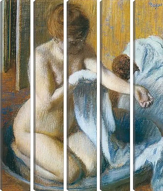 Модульная картина - Degas Edgar, Femme au tub Woman with the tub. Эдгар Дега