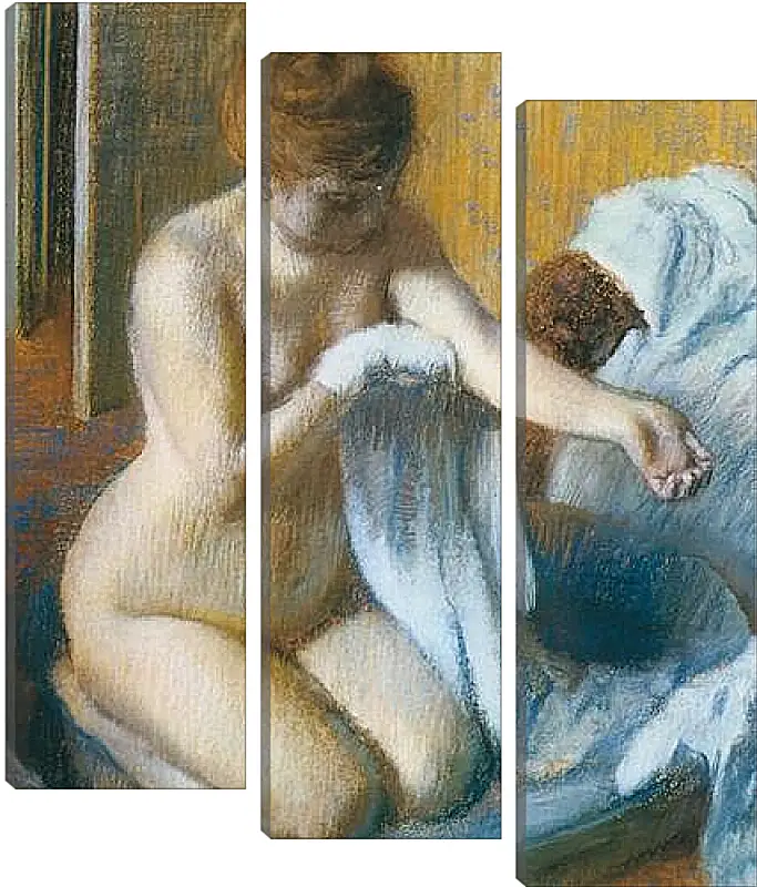 Модульная картина - Degas Edgar, Femme au tub Woman with the tub. Эдгар Дега