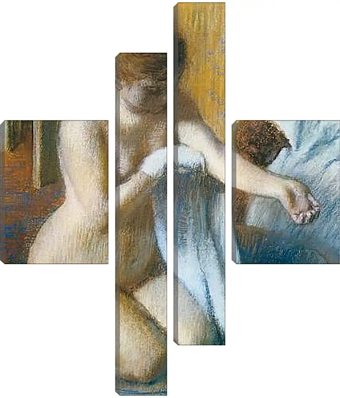 Модульная картина - Degas Edgar, Femme au tub Woman with the tub. Эдгар Дега