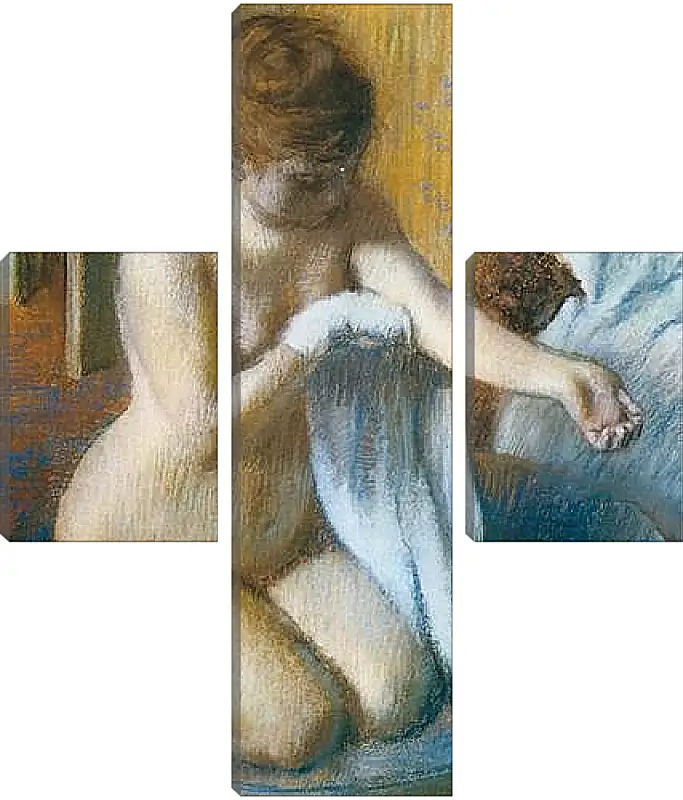 Модульная картина - Degas Edgar, Femme au tub Woman with the tub. Эдгар Дега