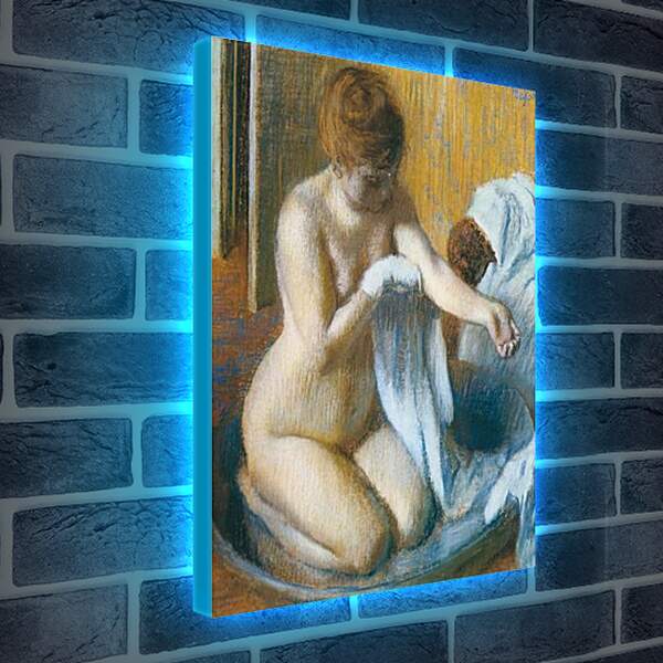 Лайтбокс световая панель - Degas Edgar, Femme au tub Woman with the tub. Эдгар Дега