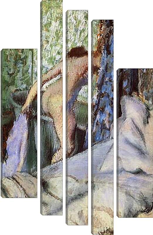 Модульная картина - Le Bain, le bain matinal. Эдгар Дега