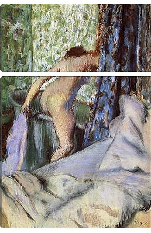 Модульная картина - Le Bain, le bain matinal. Эдгар Дега