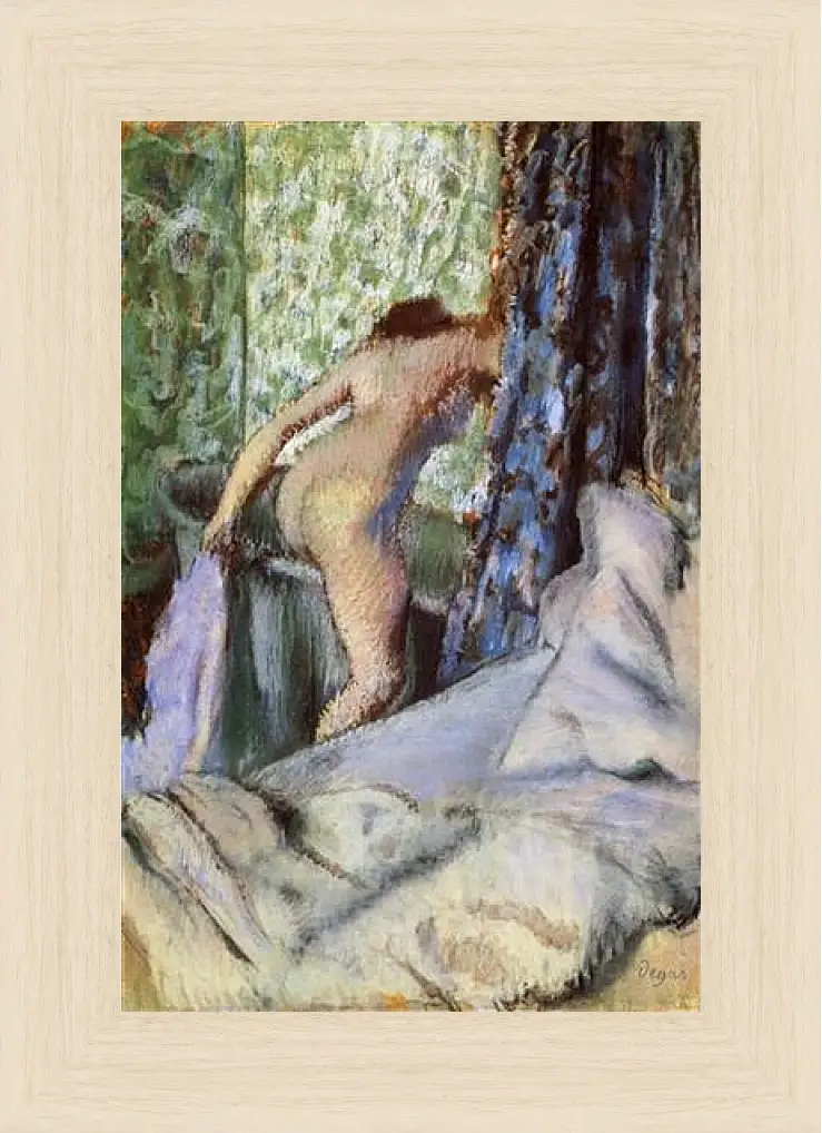 Картина в раме - Le Bain, le bain matinal. Эдгар Дега