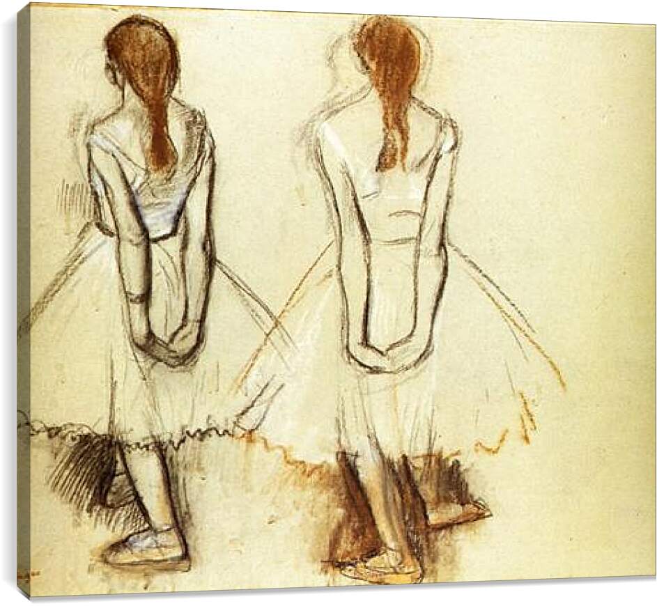 Постер и плакат - Etude pour la Petite danseuse de quatorze ans. Эдгар Дега