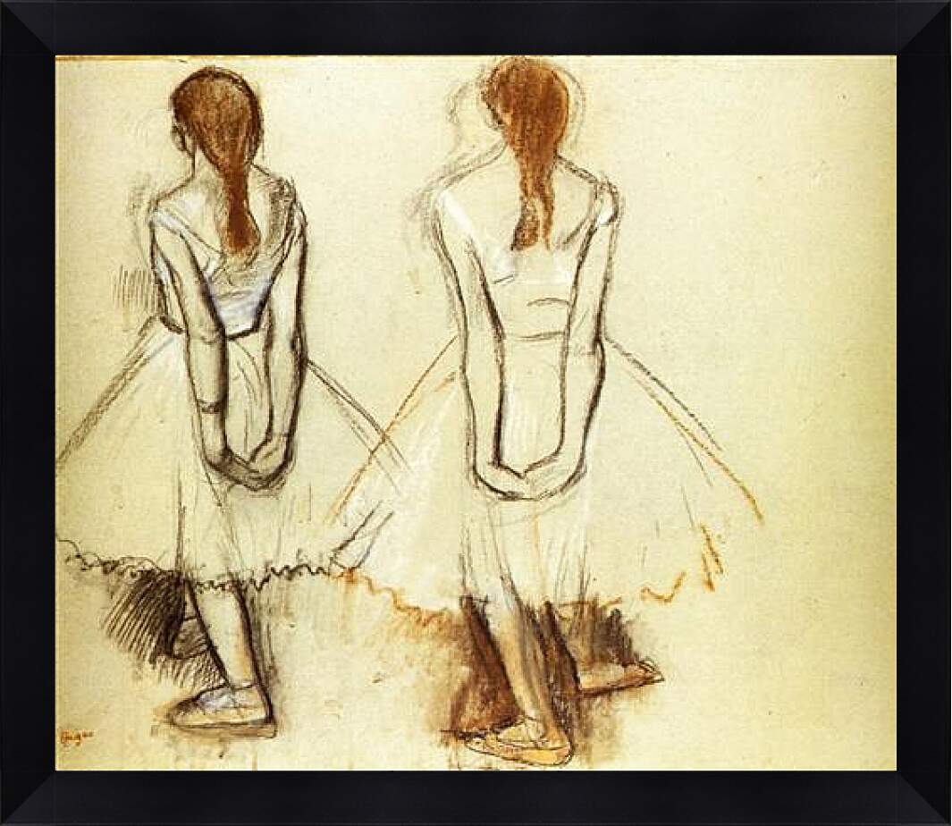 Картина в раме - Etude pour la Petite danseuse de quatorze ans. Эдгар Дега