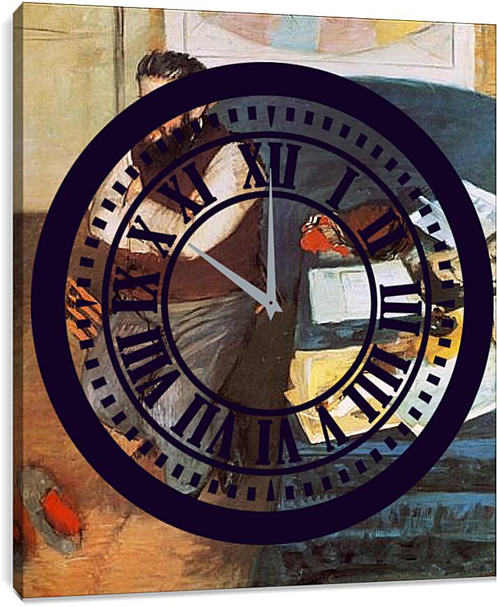 Часы картина - Diego Martelli. Эдгар Дега