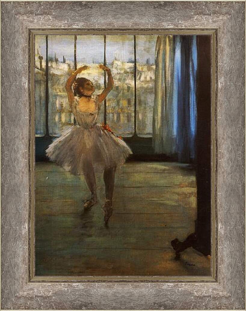 Картина в раме - Danseuse posant chez un photographe. Эдгар Дега