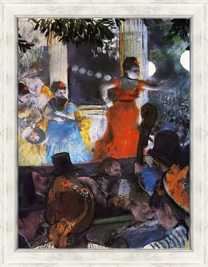 Картина в раме - Le Cafe-concert des Ambassadeurs. Эдгар Дега