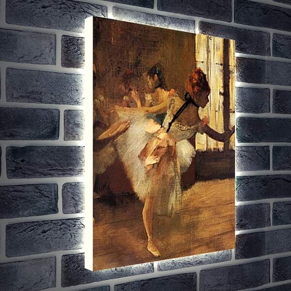Лайтбокс световая панель - La Repetition de Danse, detail. Эдгар Дега