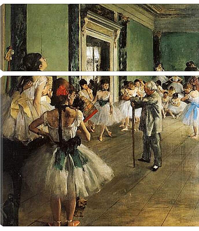 Модульная картина - La Classe de Danse. Эдгар Дега