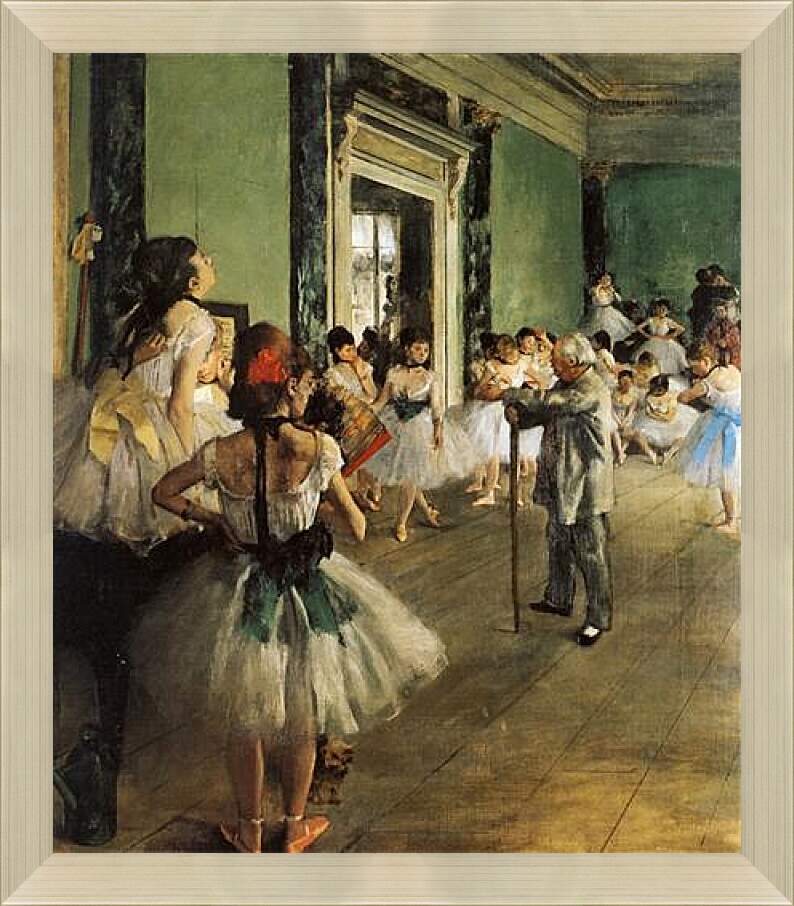 Картина в раме - La Classe de Danse. Эдгар Дега
