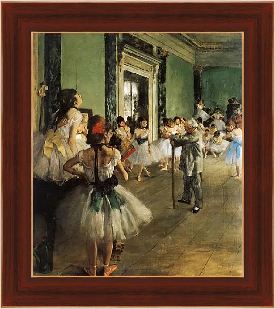 Картина в раме - La Classe de Danse. Эдгар Дега
