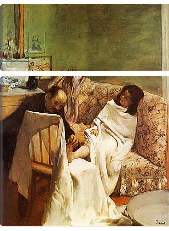 Модульная картина - Le Pedicure. Эдгар Дега