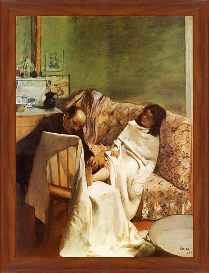 Картина в раме - Le Pedicure. Эдгар Дега