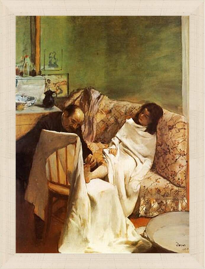 Картина в раме - Le Pedicure. Эдгар Дега