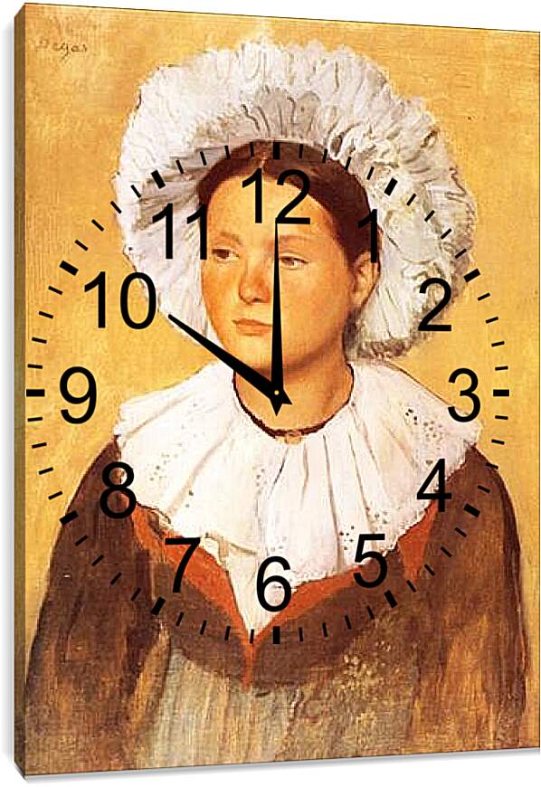 Часы картина - La Savoisienne. Эдгар Дега