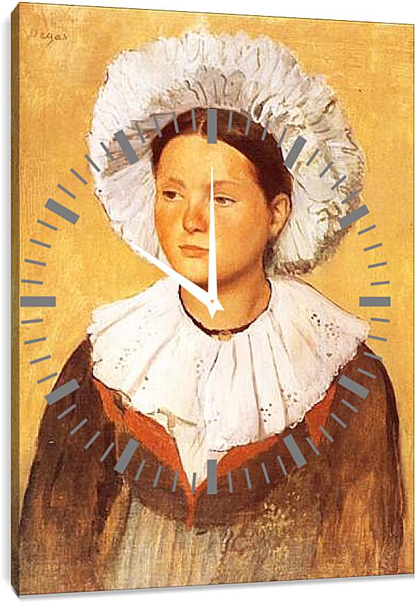 Часы картина - La Savoisienne. Эдгар Дега