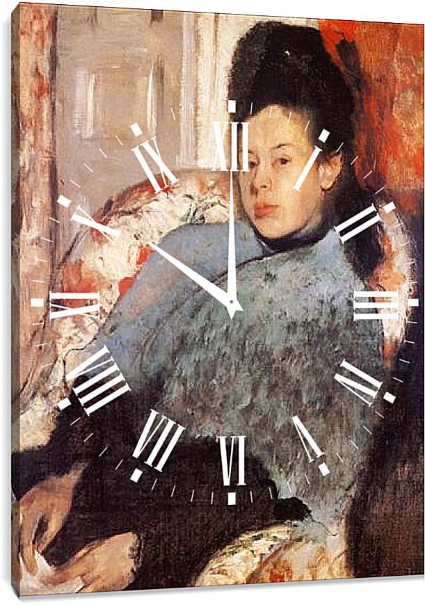 Часы картина - Elena Montejasi-Cicerale. Эдгар Дега