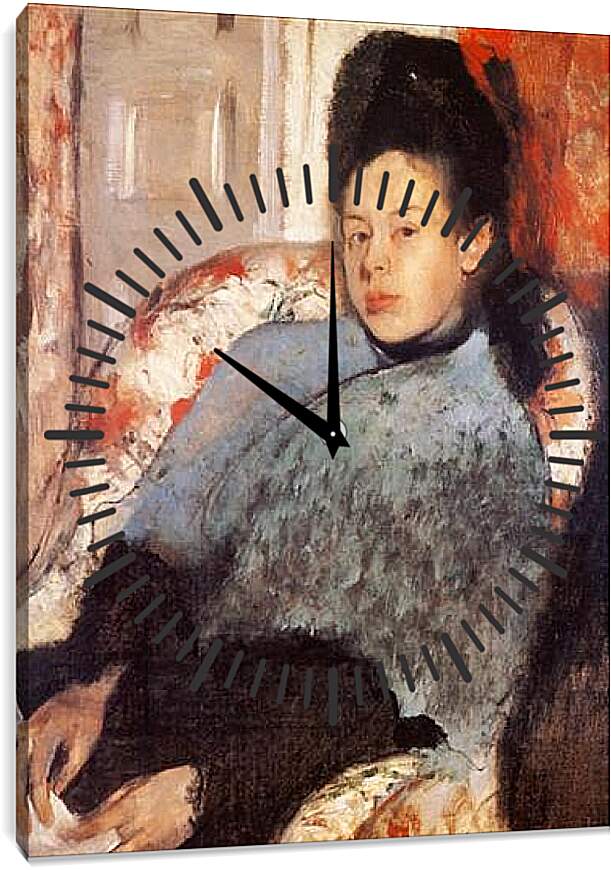 Часы картина - Elena Montejasi-Cicerale. Эдгар Дега
