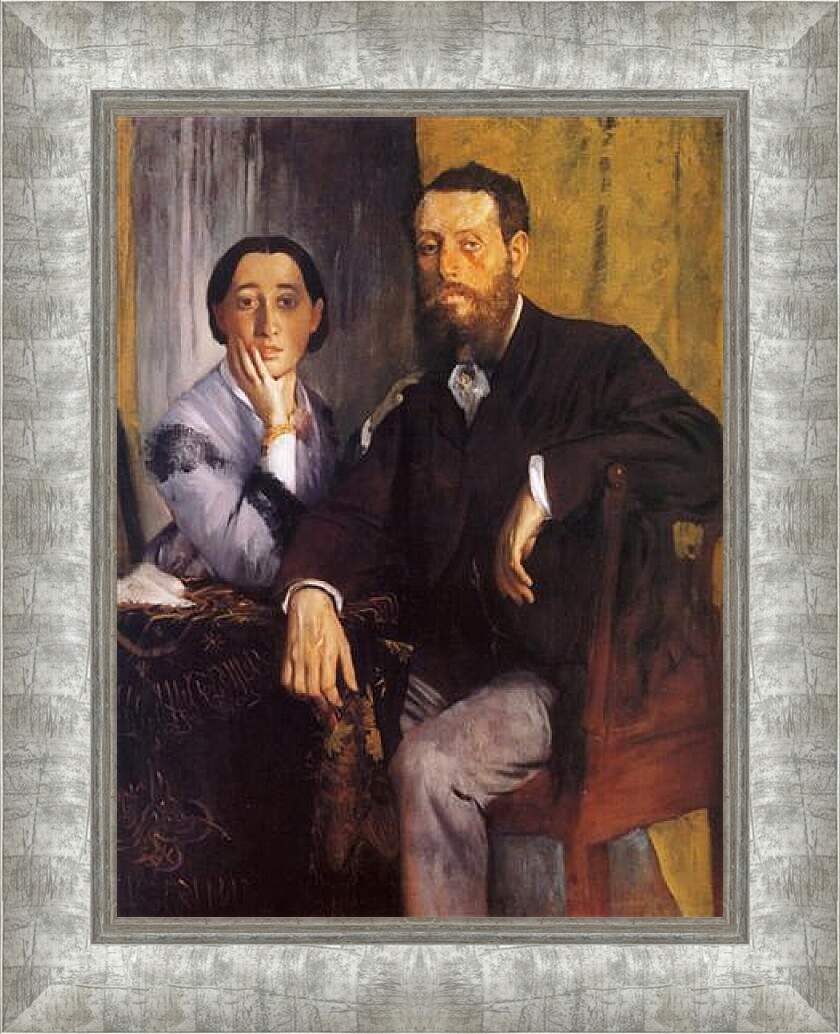 Картина в раме - Edmond et Therese Morbill. Эдгар Дега