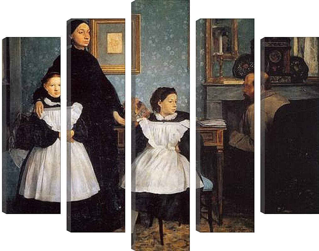 Модульная картина - La Famille Bellelli. Эдгар Дега