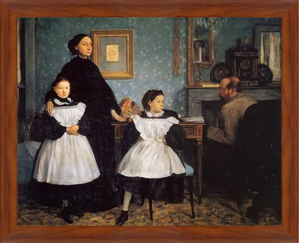 Картина в раме - La Famille Bellelli. Эдгар Дега