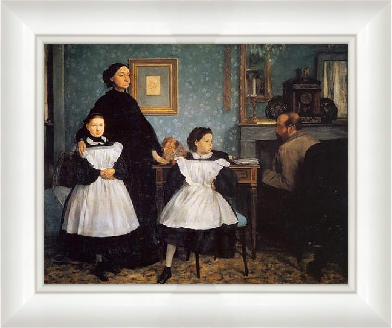 Картина в раме - La Famille Bellelli. Эдгар Дега