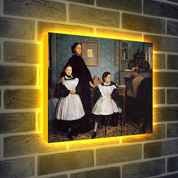 Лайтбокс световая панель - La Famille Bellelli. Эдгар Дега