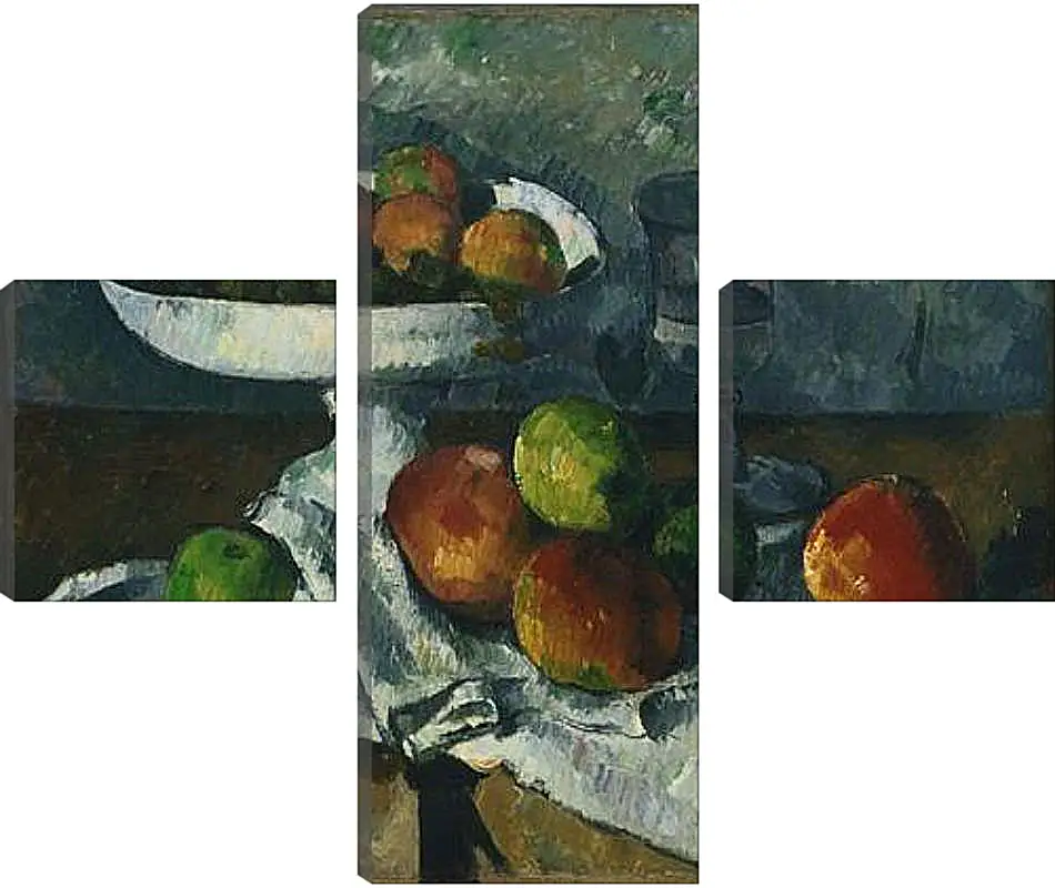 Модульная картина - Still Life with Fruit Dish. Поль Сезанн