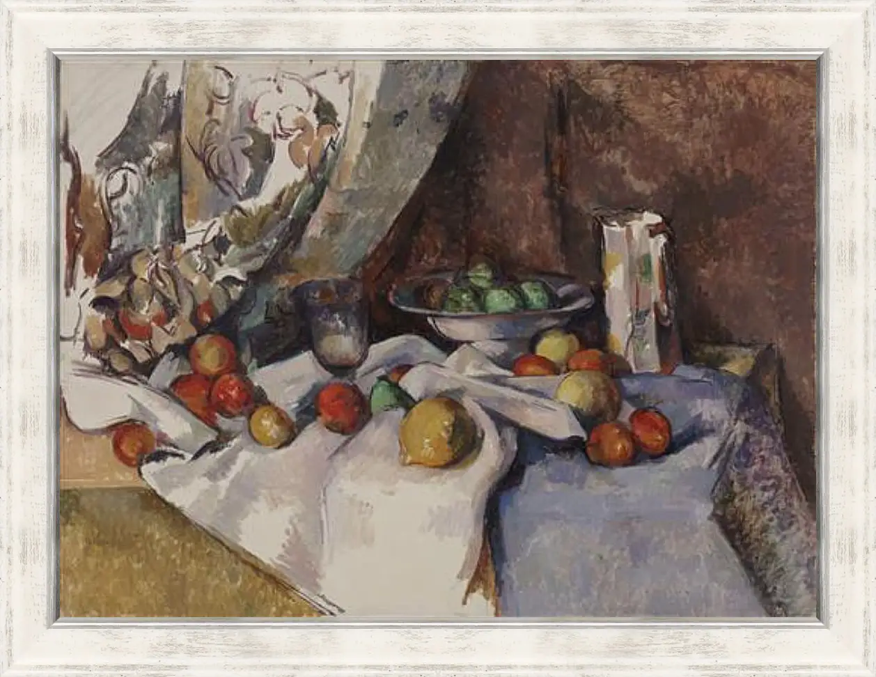 Картина в раме - Still Life with Apples. Поль Сезанн