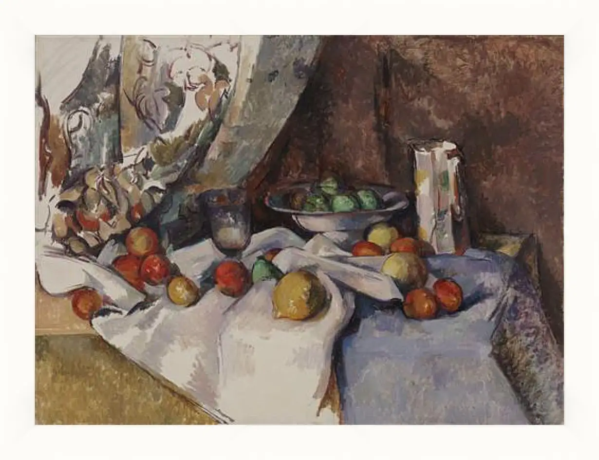 Картина в раме - Still Life with Apples. Поль Сезанн