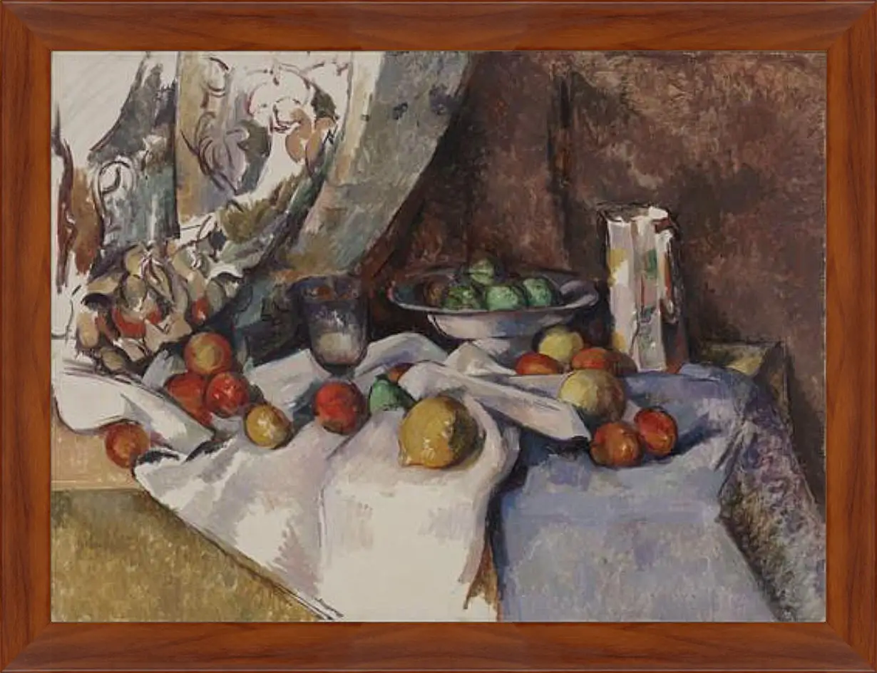 Картина в раме - Still Life with Apples. Поль Сезанн