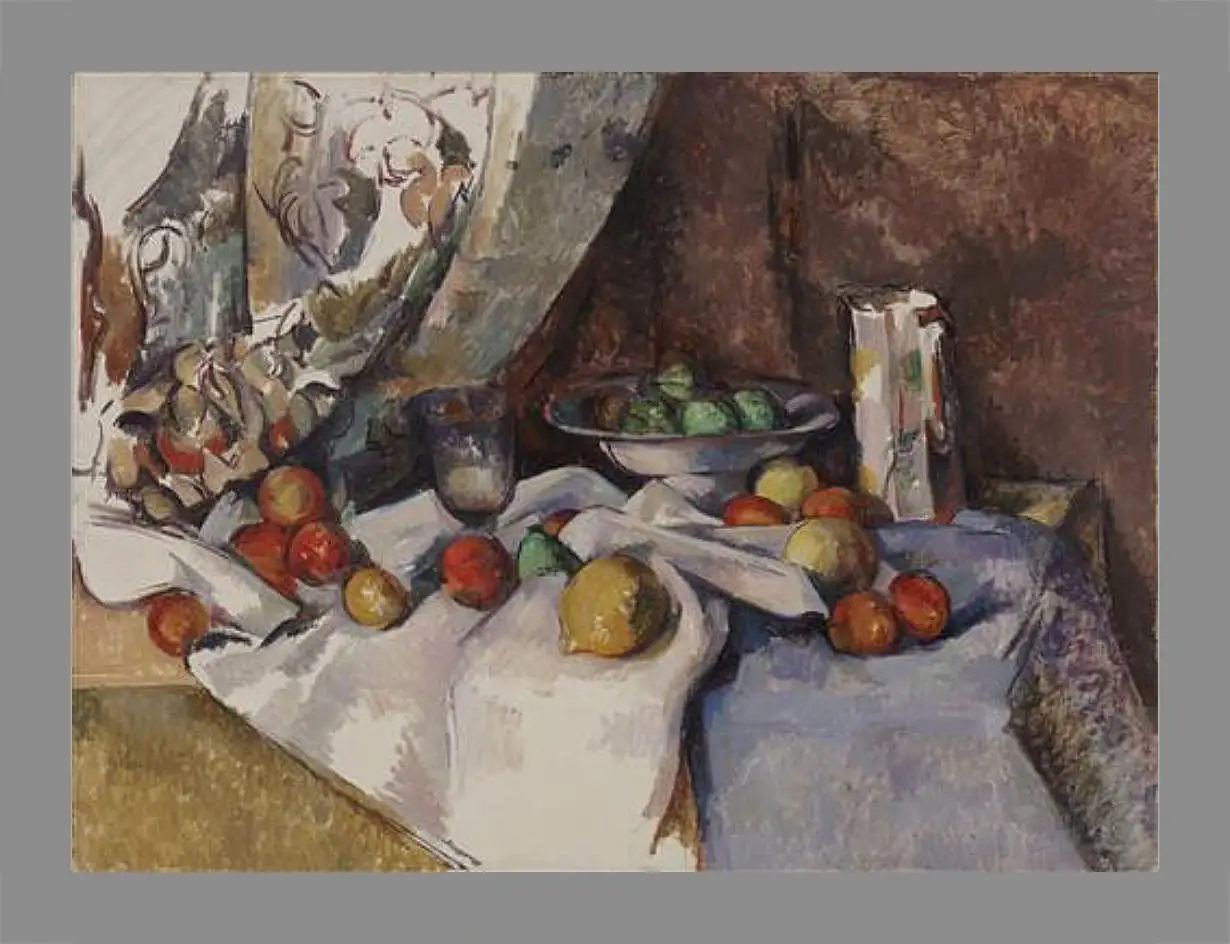 Картина в раме - Still Life with Apples. Поль Сезанн