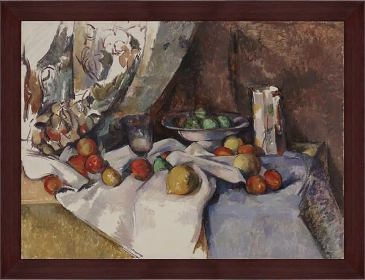 Картина в раме - Still Life with Apples. Поль Сезанн